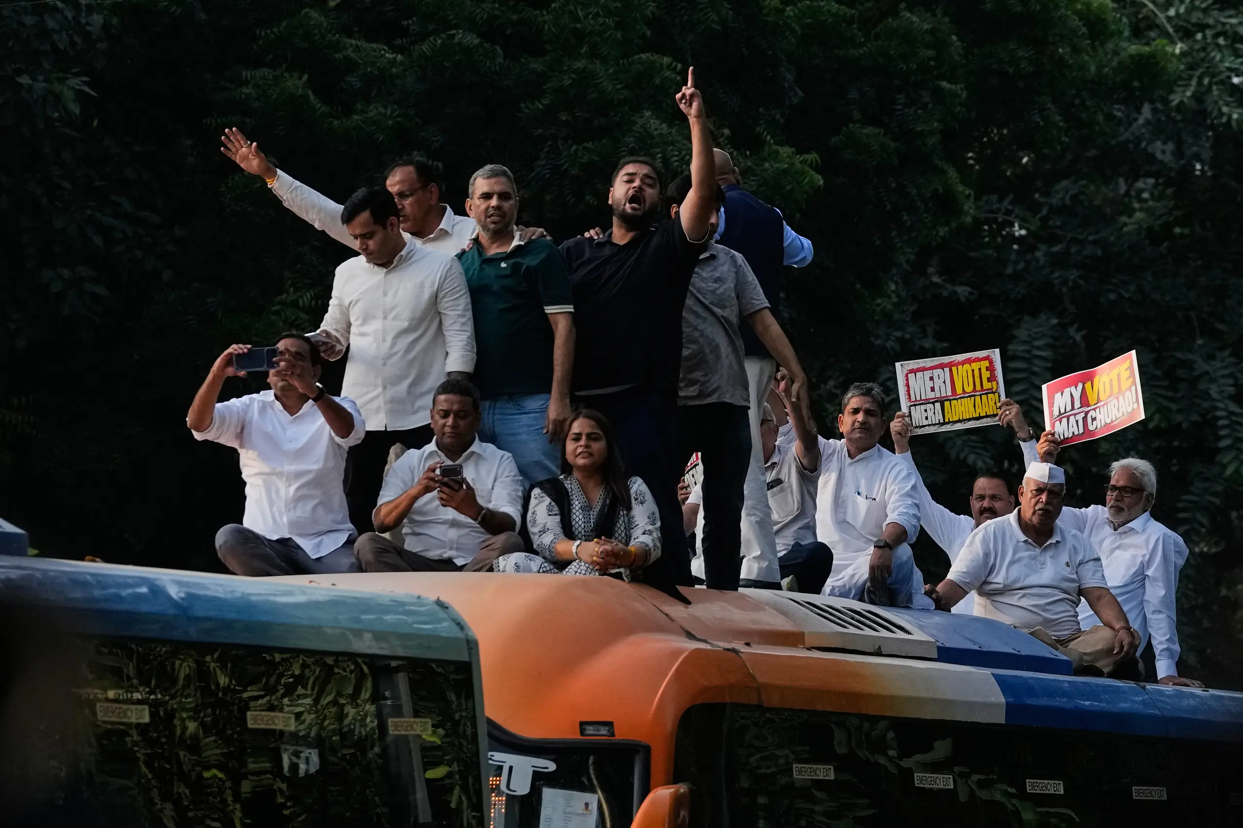 Rahul Gandhi Protest Demands Election Chief Resignation in Delhi