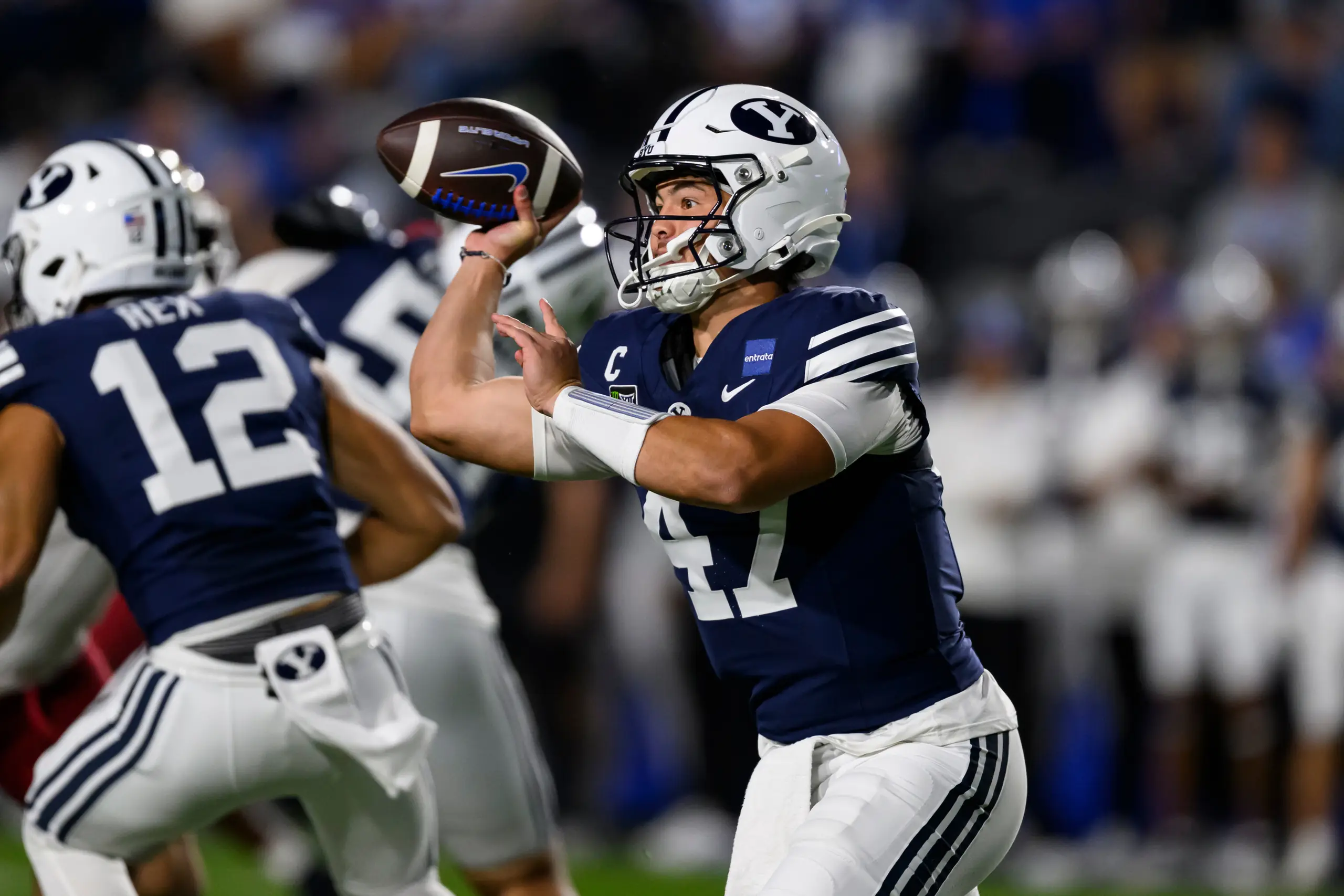 Bear Bachmeier powers No. 8 BYU past Iowa State, 24-10
