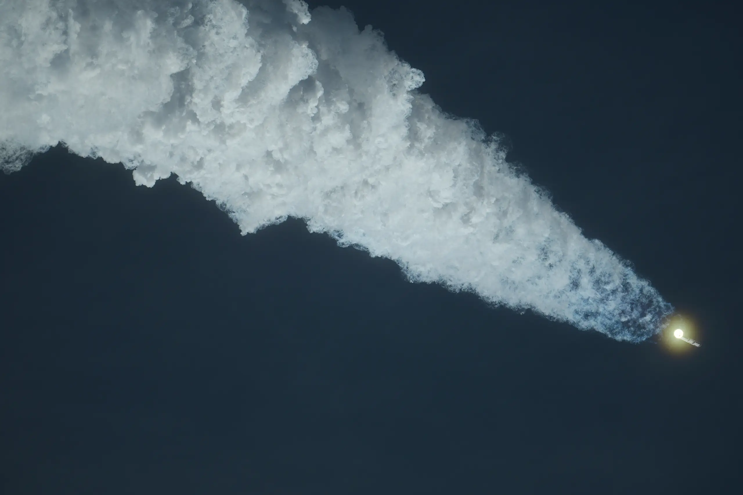 SpaceX's supersized Starship launches into orbit for the first