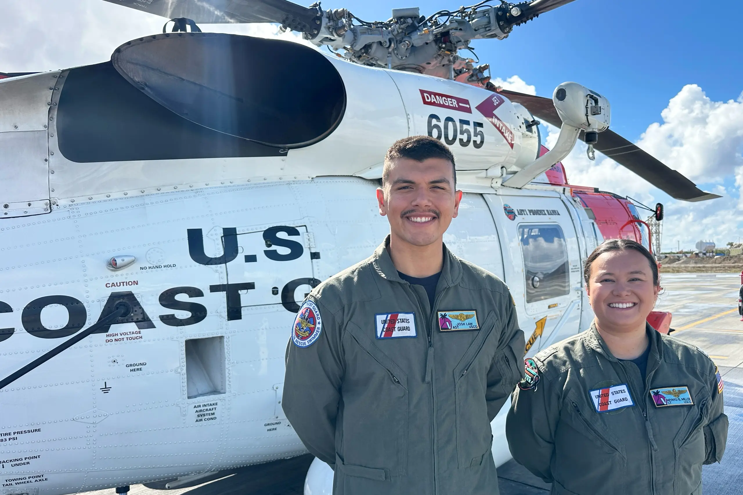 24-year-old Coast Guard swimmer says he fought waves and darkness to ...