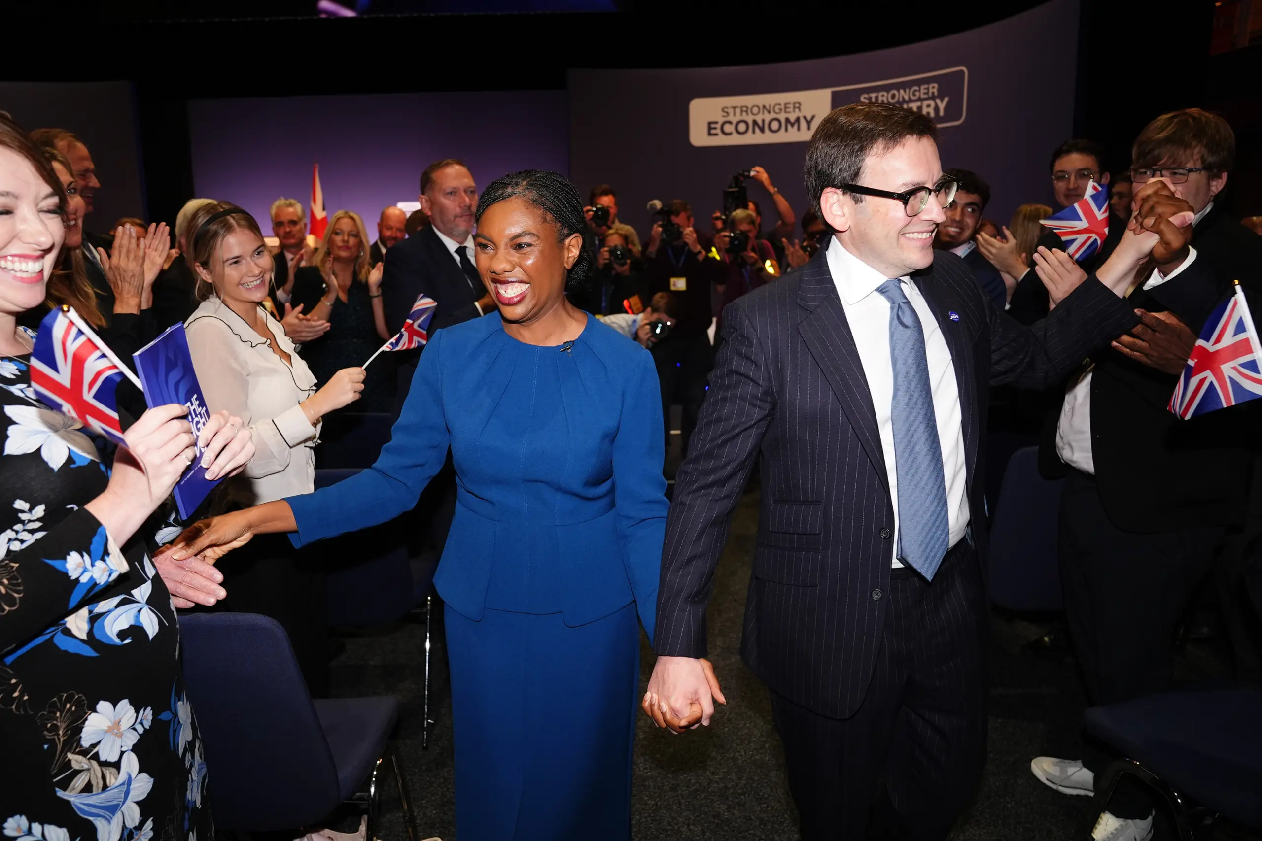 UK Conservative leader says the party is reviving and rules out a pact with Farage's Reform UK