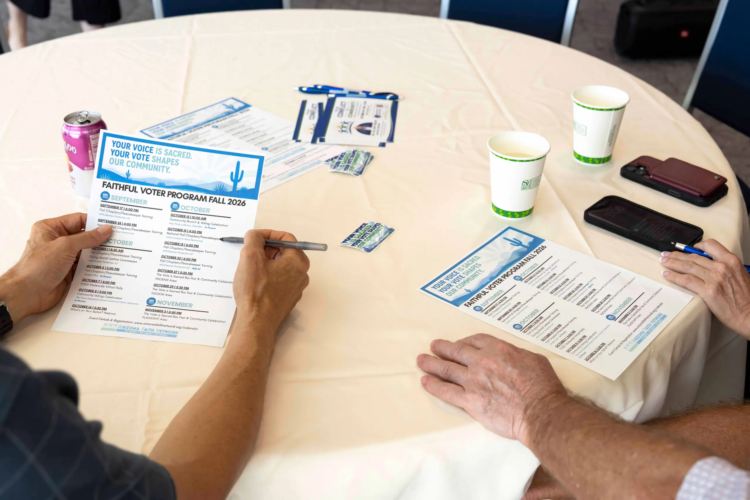 Faith leaders unite across religions to counter voter intimidation on ...