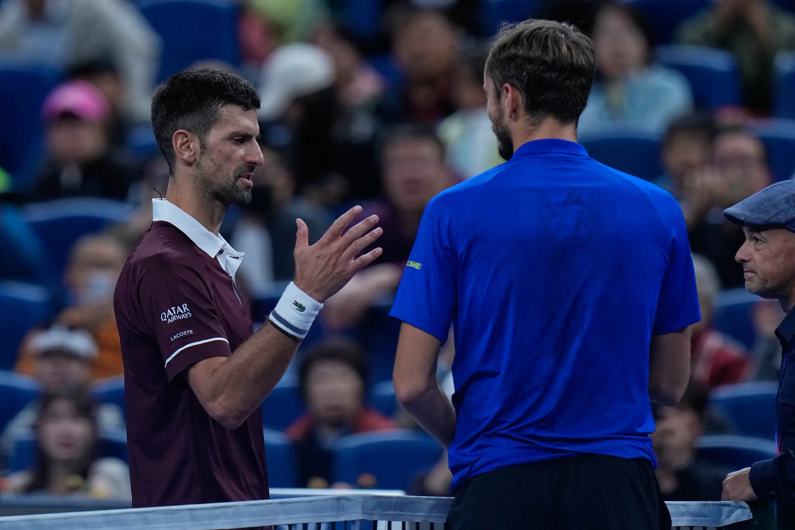 Medvedev disqualified from China Open for hitting spectator with a ball ...