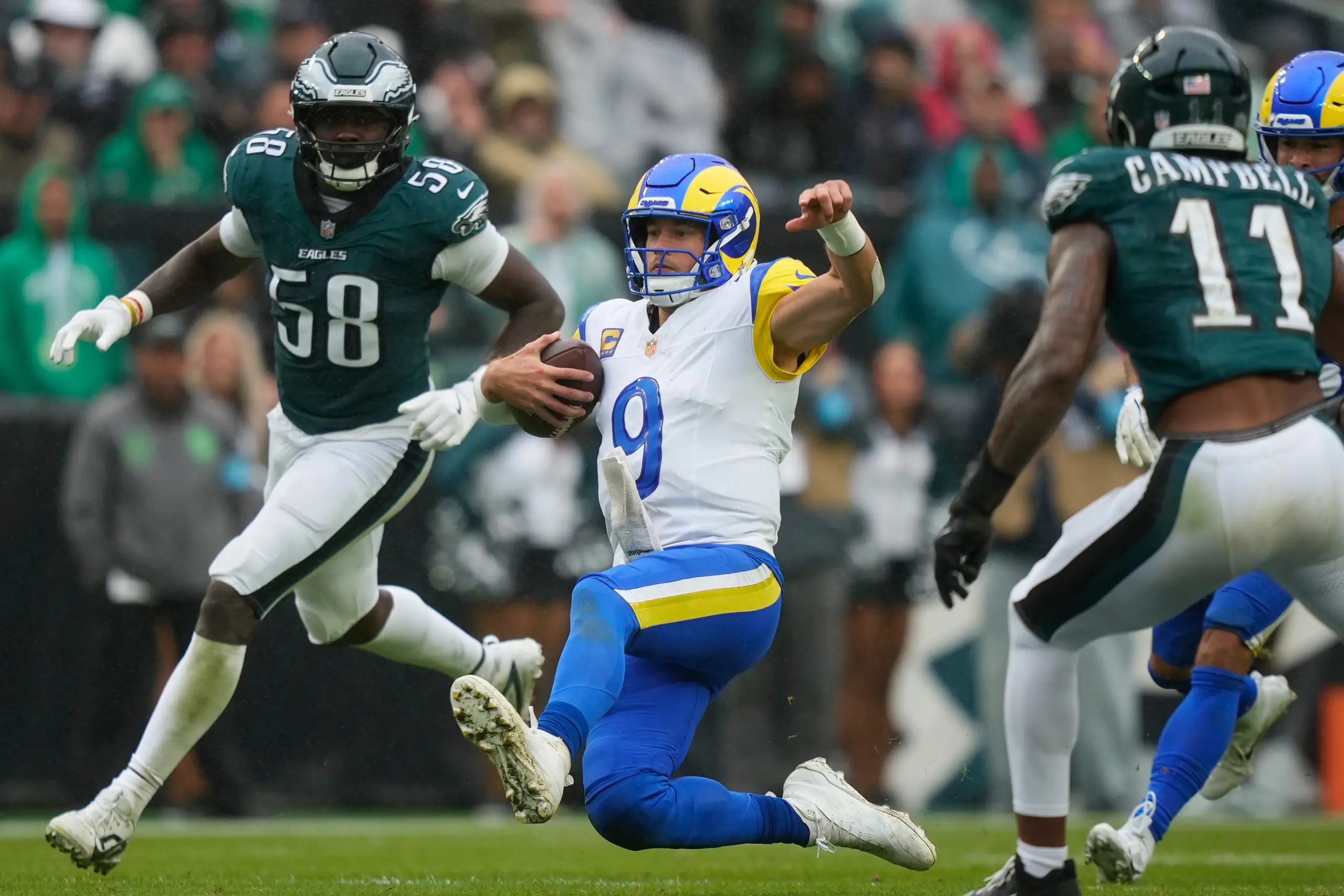 Rams rally behind Stafford, Williams from 10 points down in 4th quarter ...