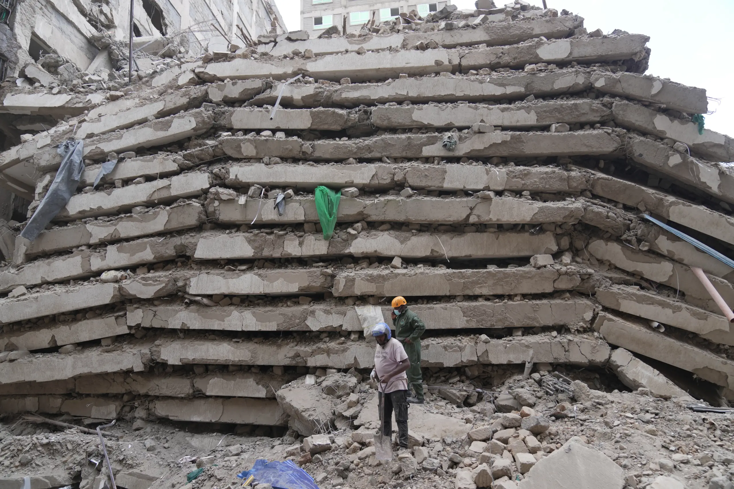 Many Feared Trapped After Tall Building Collapses in Kenya