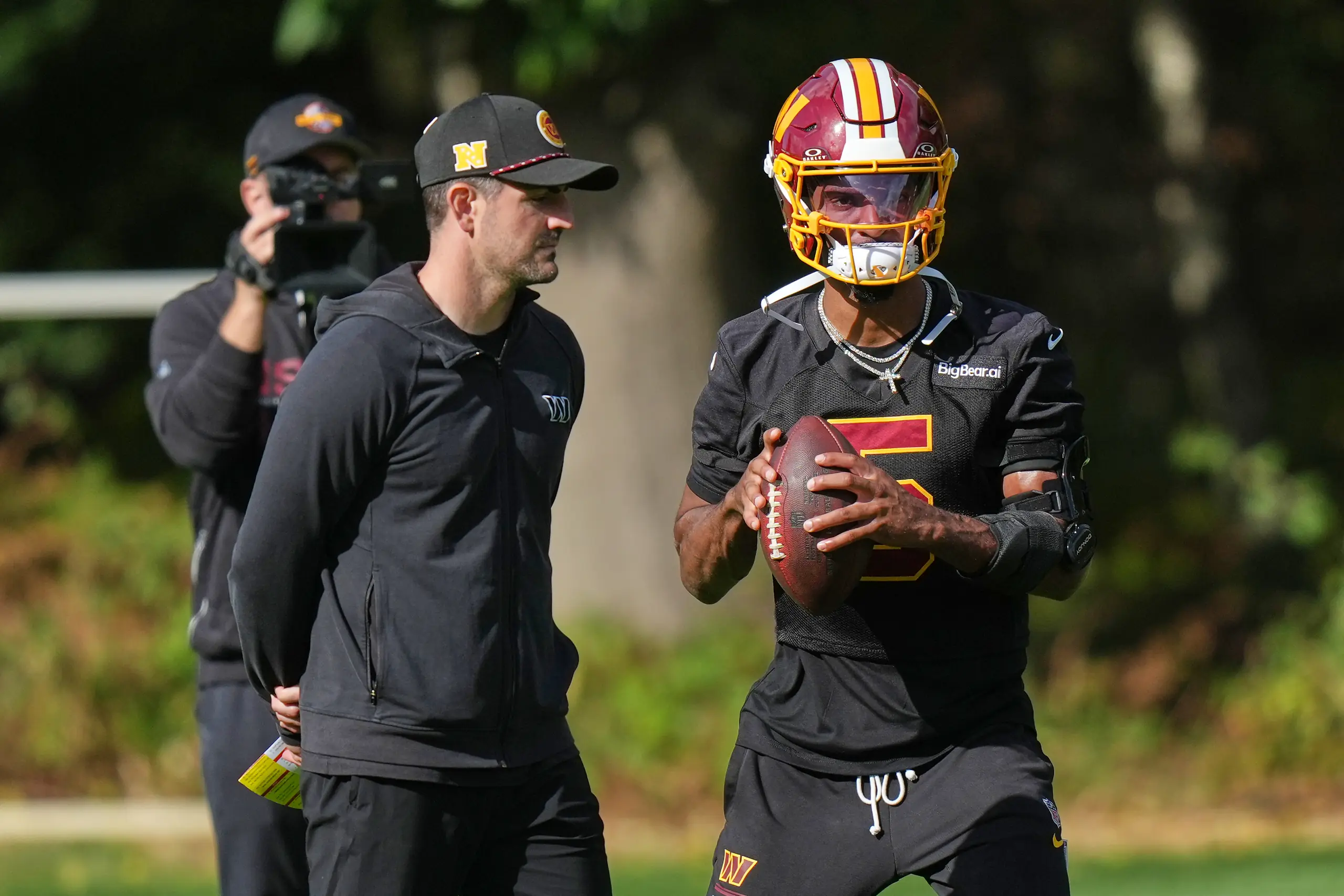 Marcus Mariota to start for Commanders against Colts in London with Jayden Daniels ruled out
