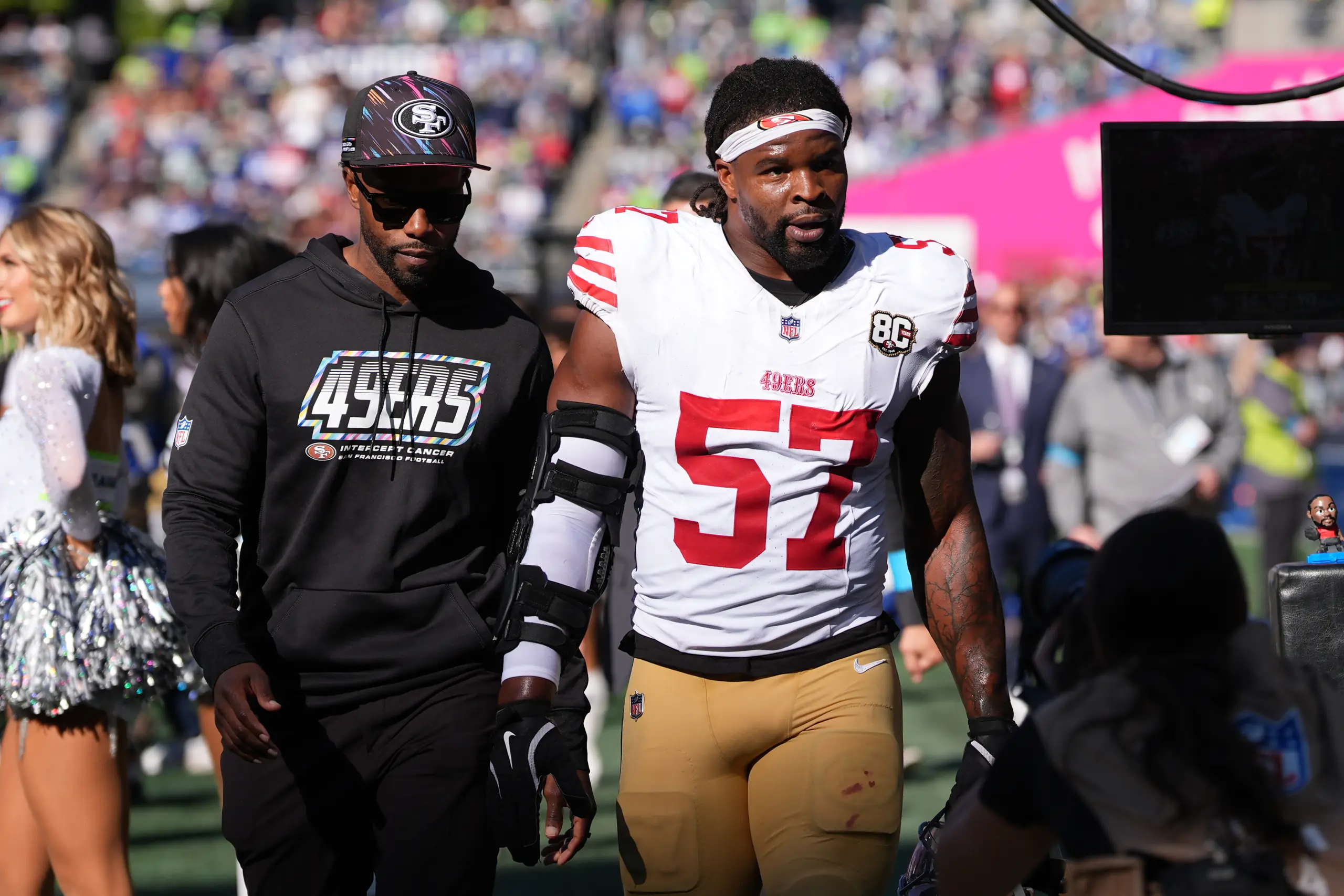 NFL suspends 49ers linebacker Dre Greenlaw 1 game for headbutt
