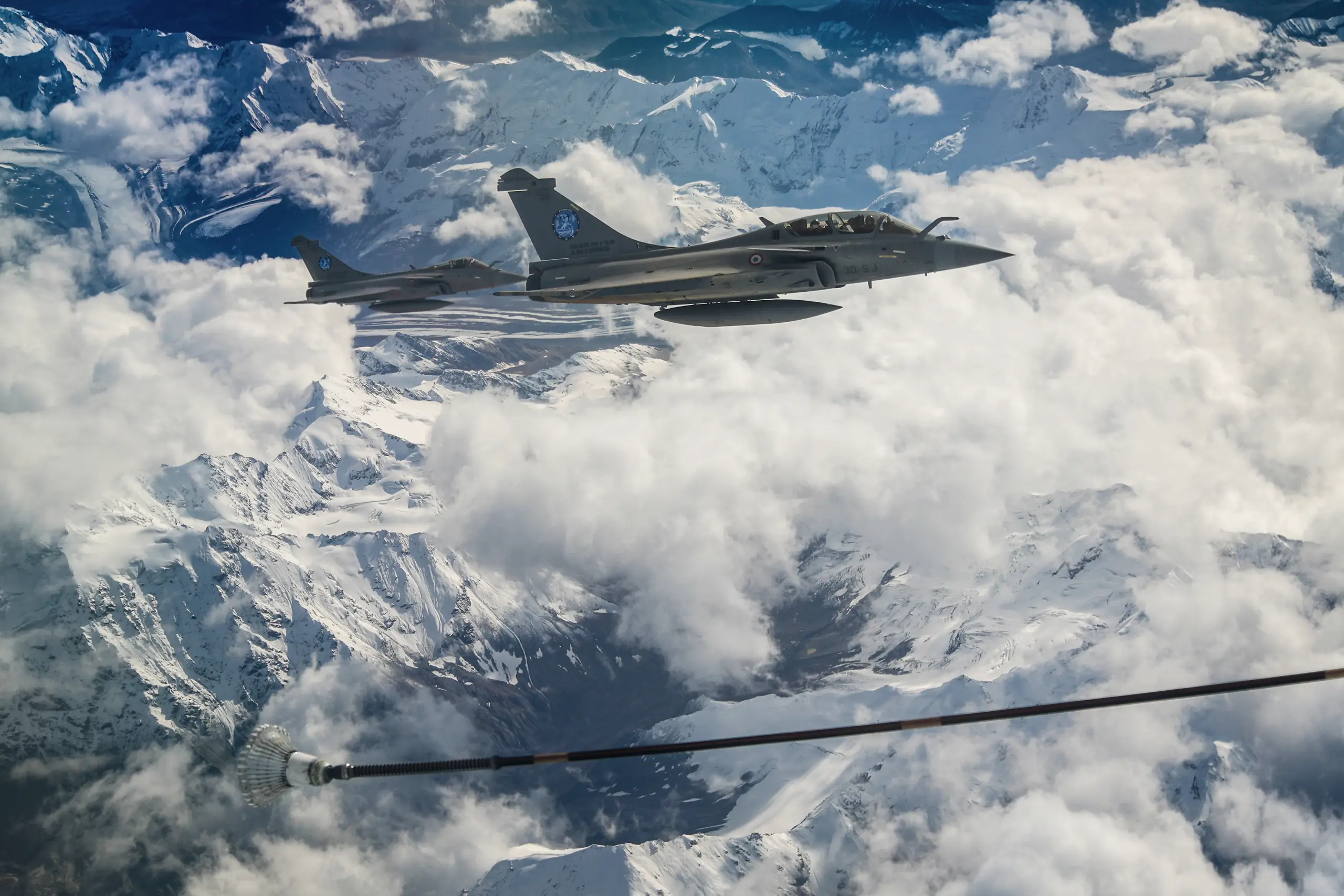 French Fly French military jets launch a 40-day global flight to project power and ...