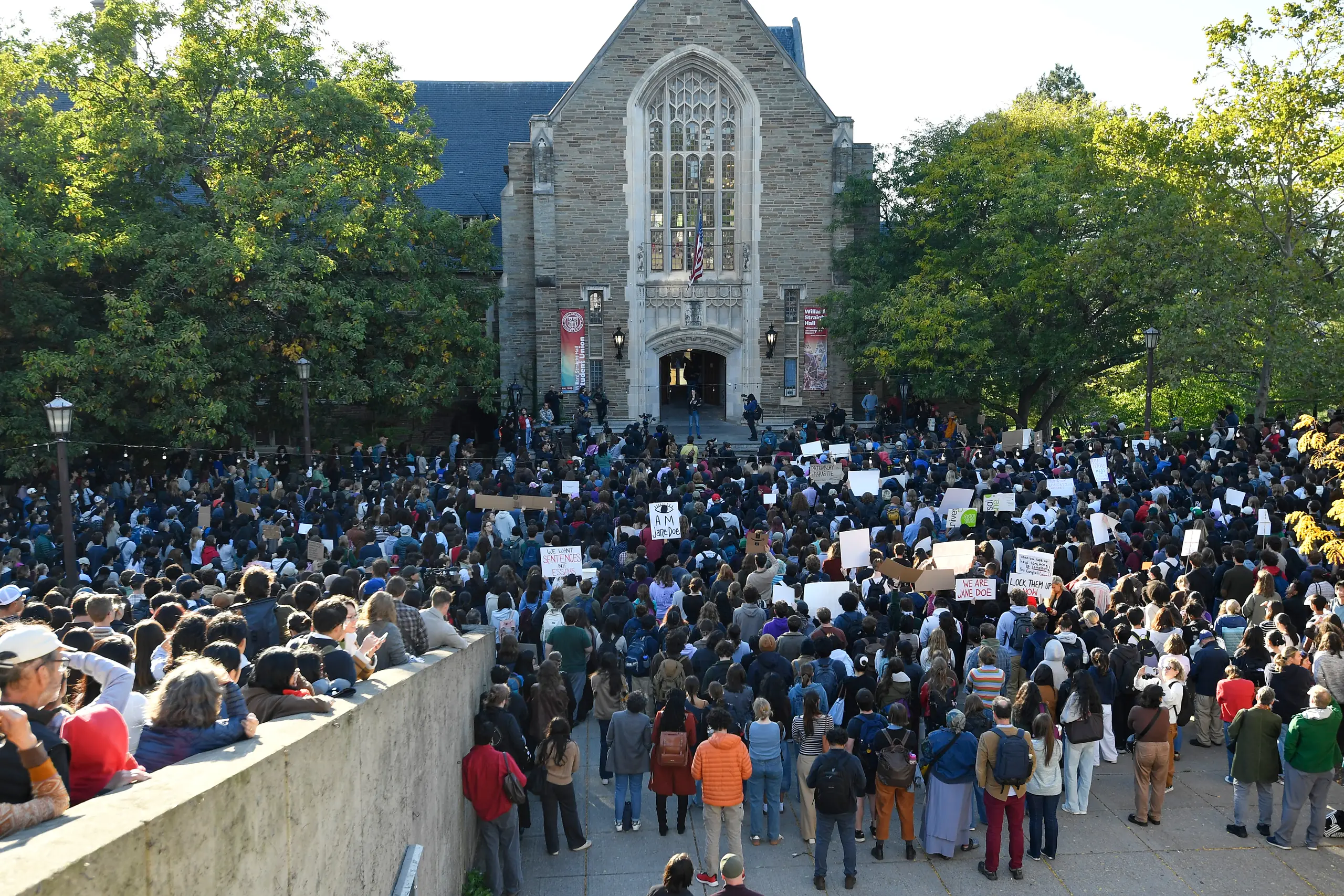 Students turn on Cornell's president over the school's handling of gang rape allegations