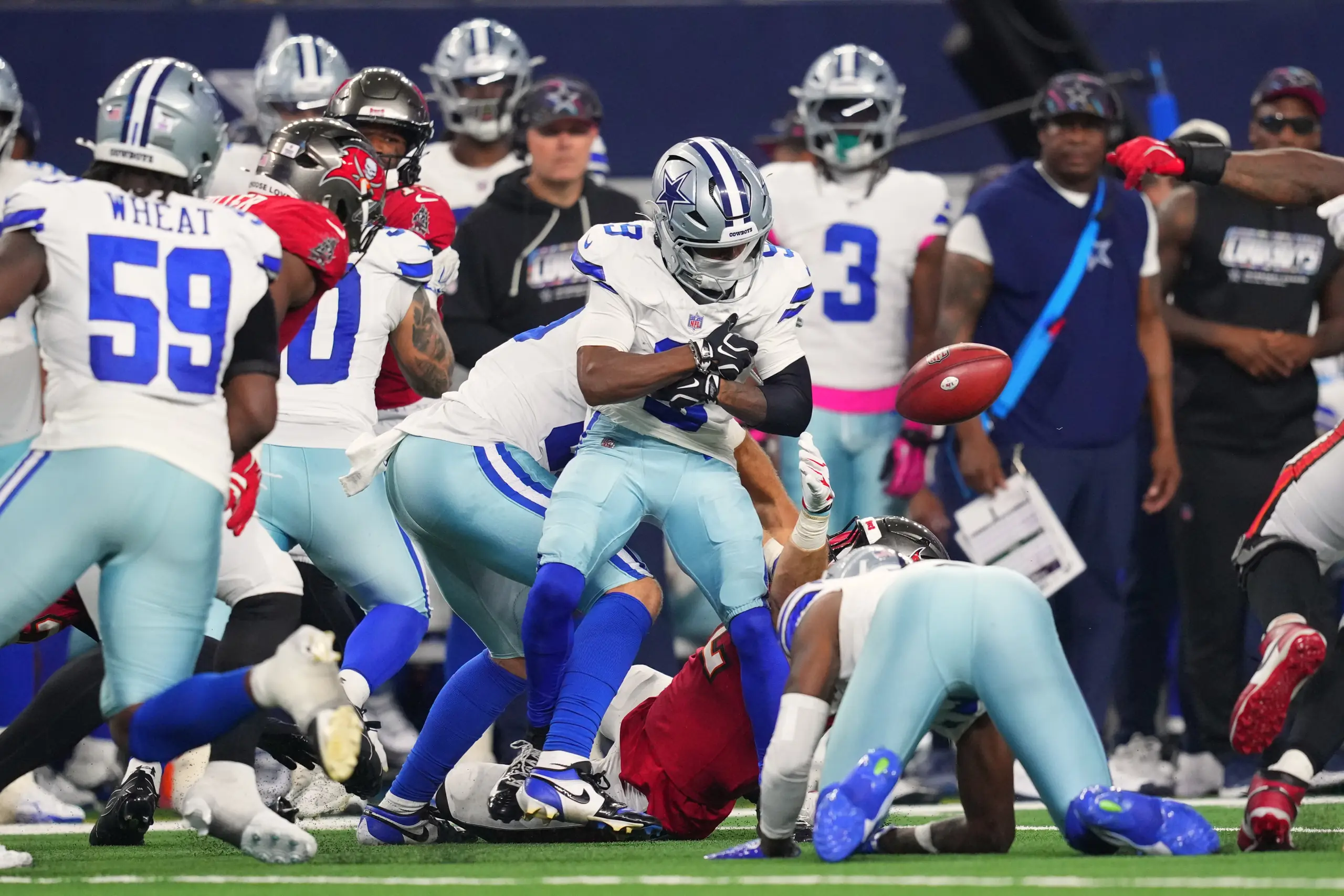 Dallas Cowboys x Tampa Bay Buccaneers (Foto: Julio Cortez/AP)