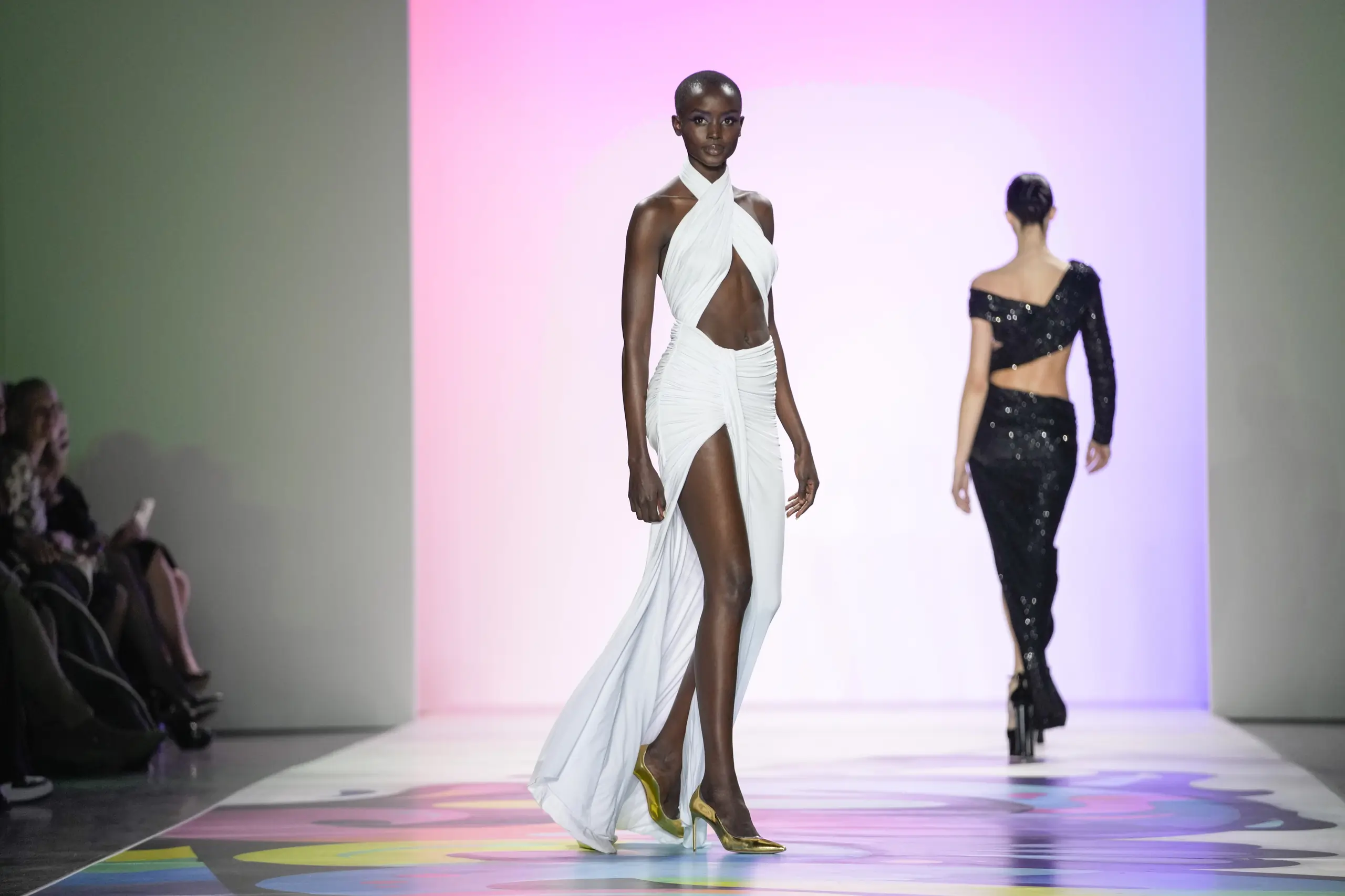 Sergio Hudson delivers colorful '90s celebration at NYFW