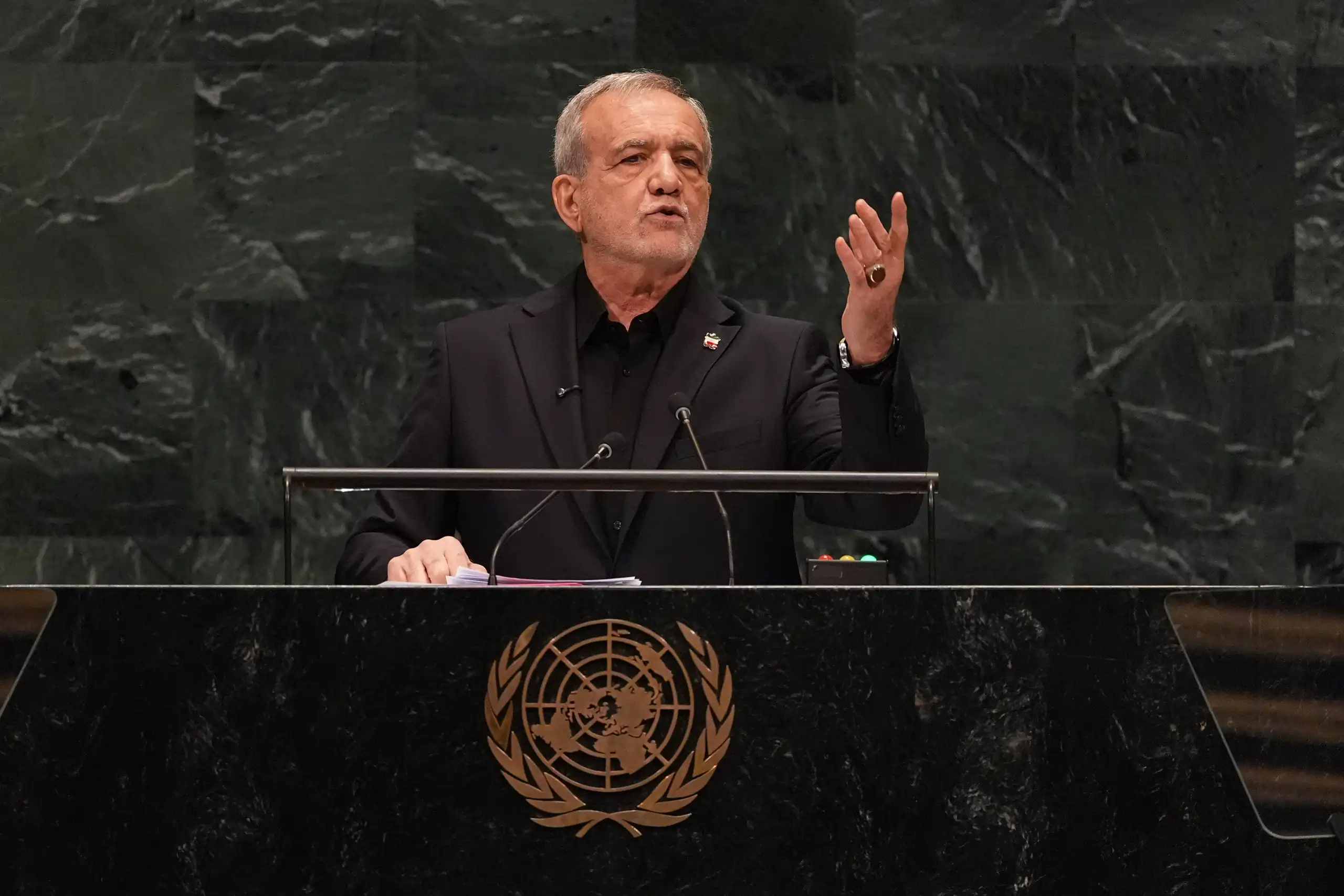 Iran's president delivers defiant UN speech, and other Mideast developments