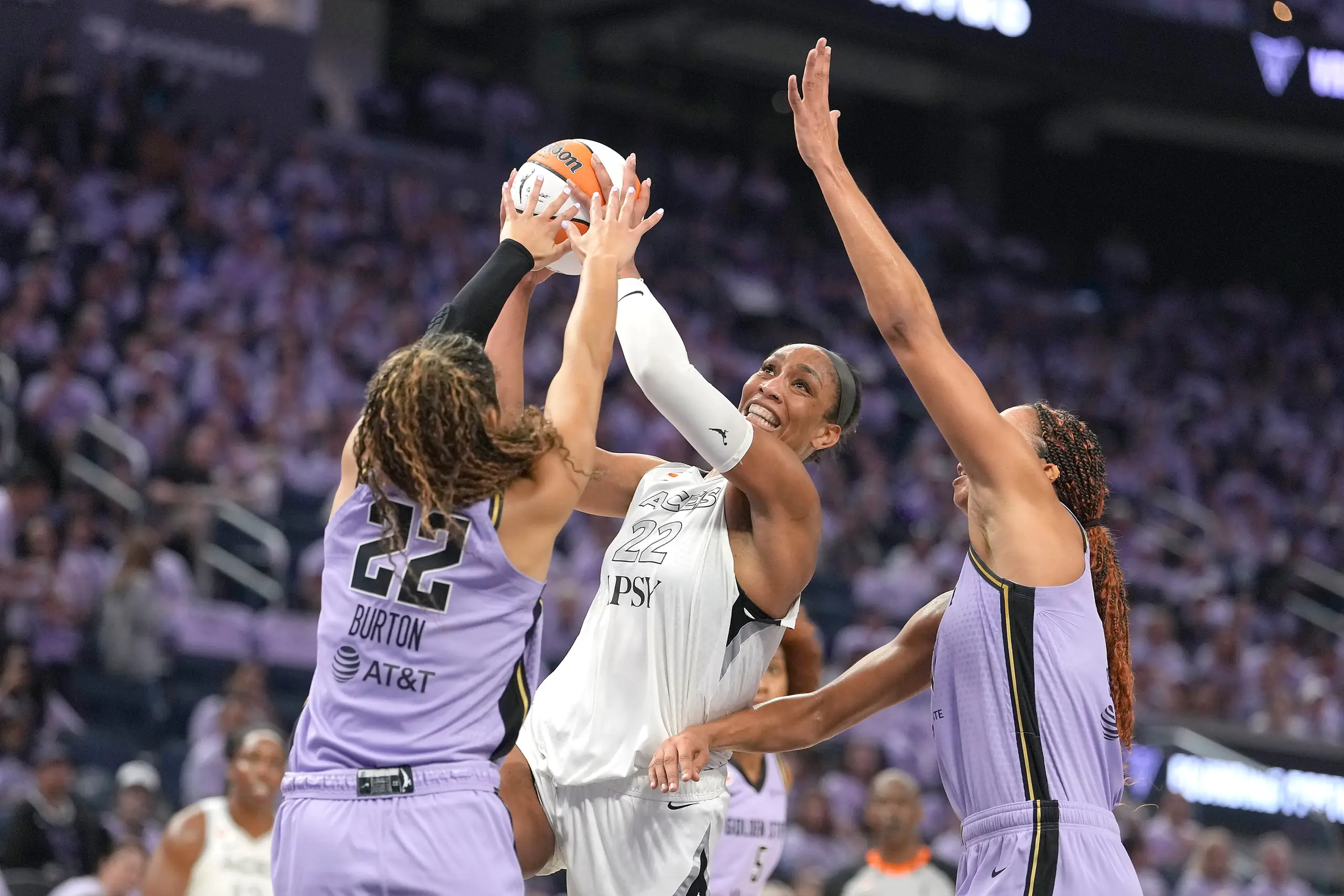 Gabby Williams leads the way again for Valkyries, who beat Las Vegas 71-60 in Game 1 of WNBA semis