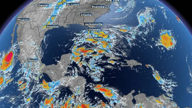 Remnants of Tropical Storm Fay Show Signs of Redeveloping in the Atlantic