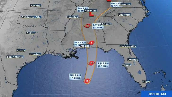 Hurricane Isaias Remains Category 3 Near Florida Panhandle