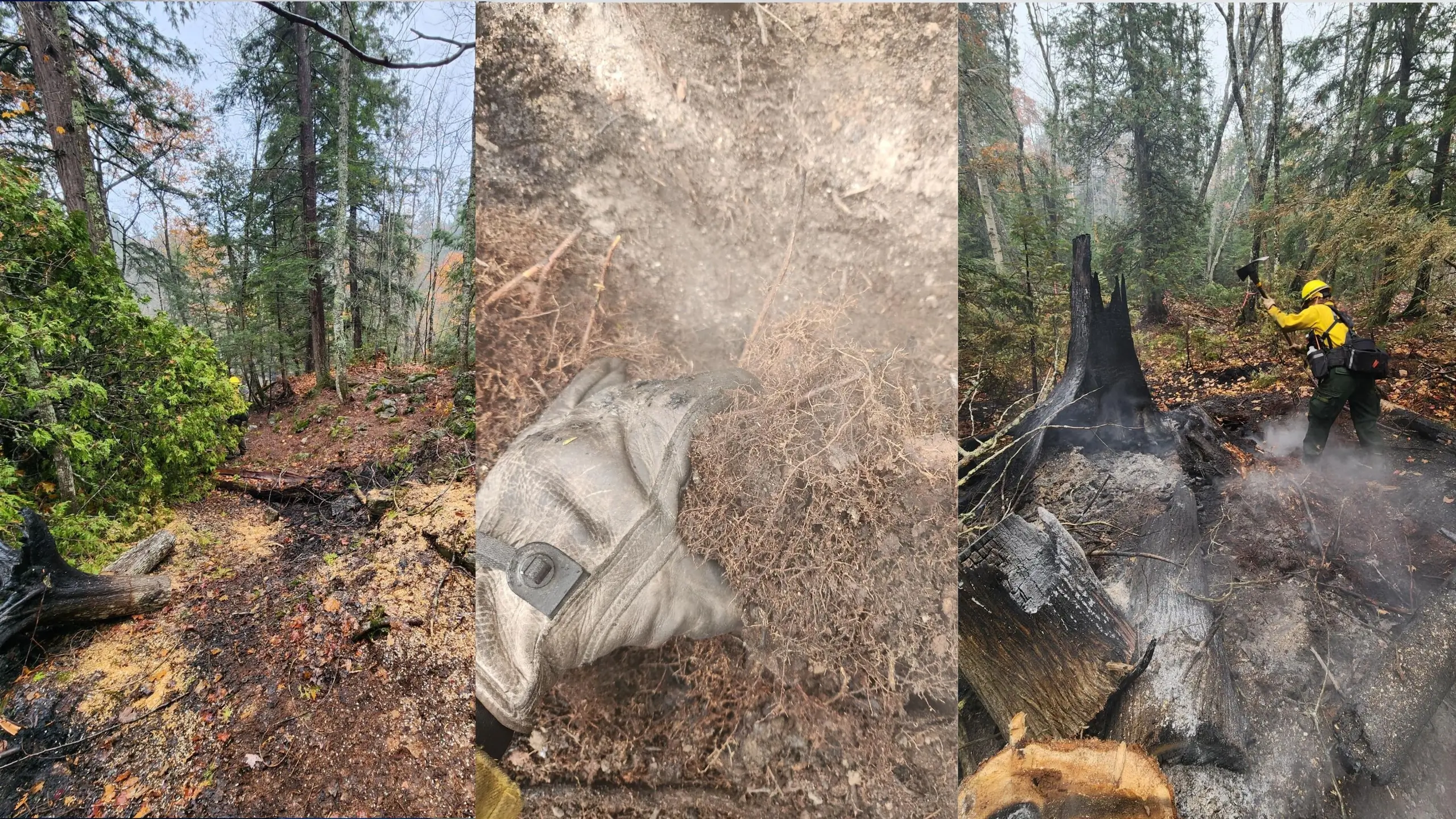 Lightning Exploding Out 1 of 3 Upper Peninsula wildfires started by lightning strike, DNR says
