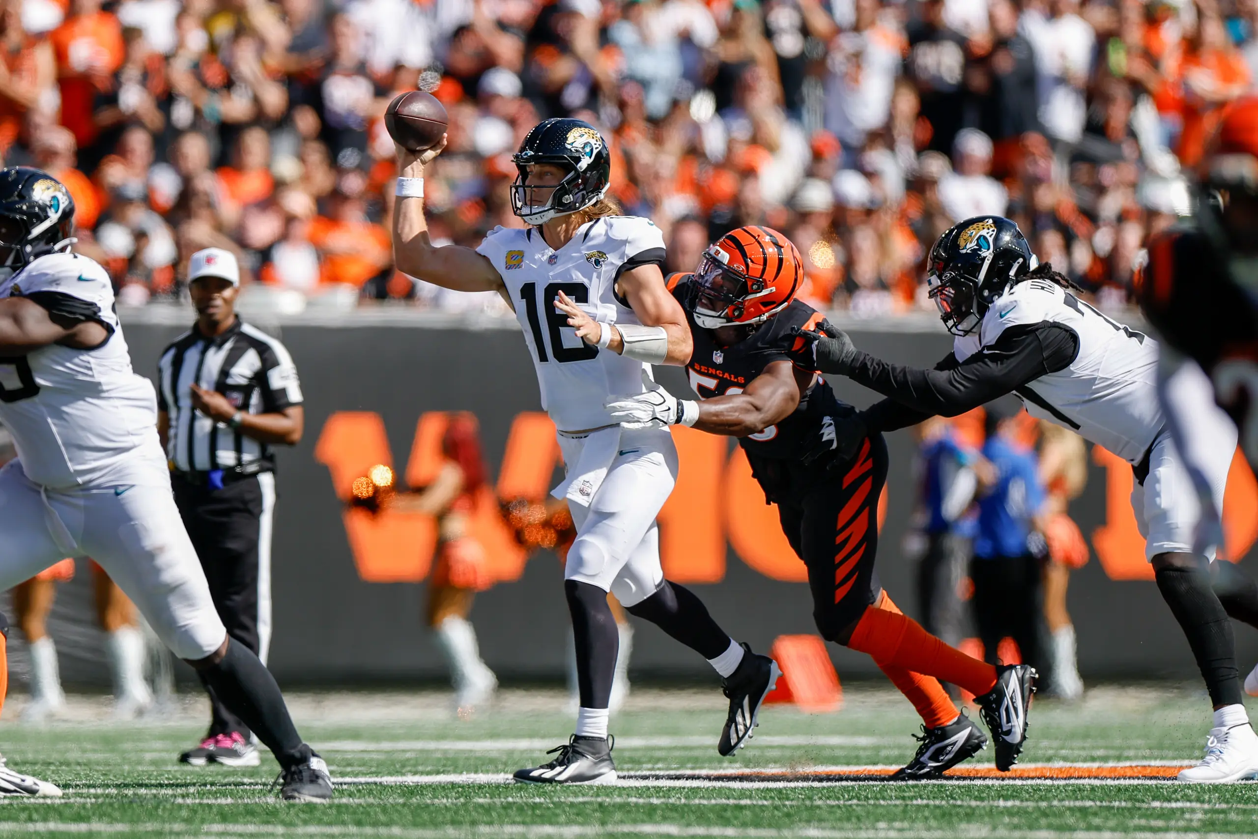 Trevor Lawrence finally gets 1st win over Bengals as Jaguars hold on ...