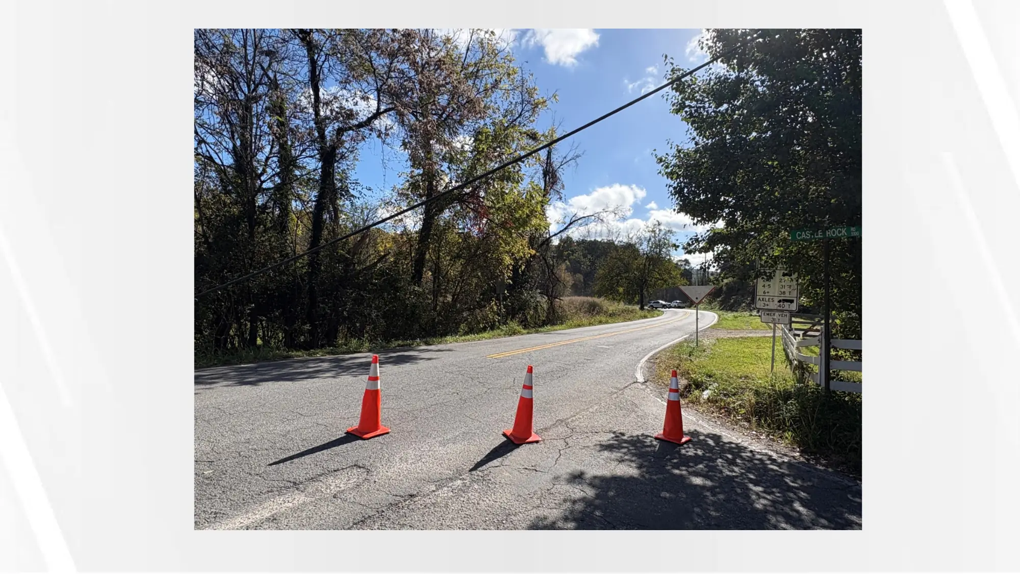 Downed powerline in Roanoke County to cause traffic delays Sunday, road ...
