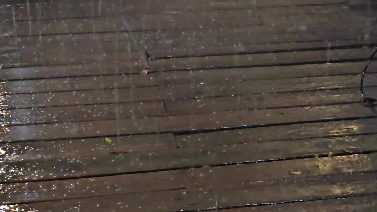 It is Healing out at Shavano Park right now, It is Pea size 