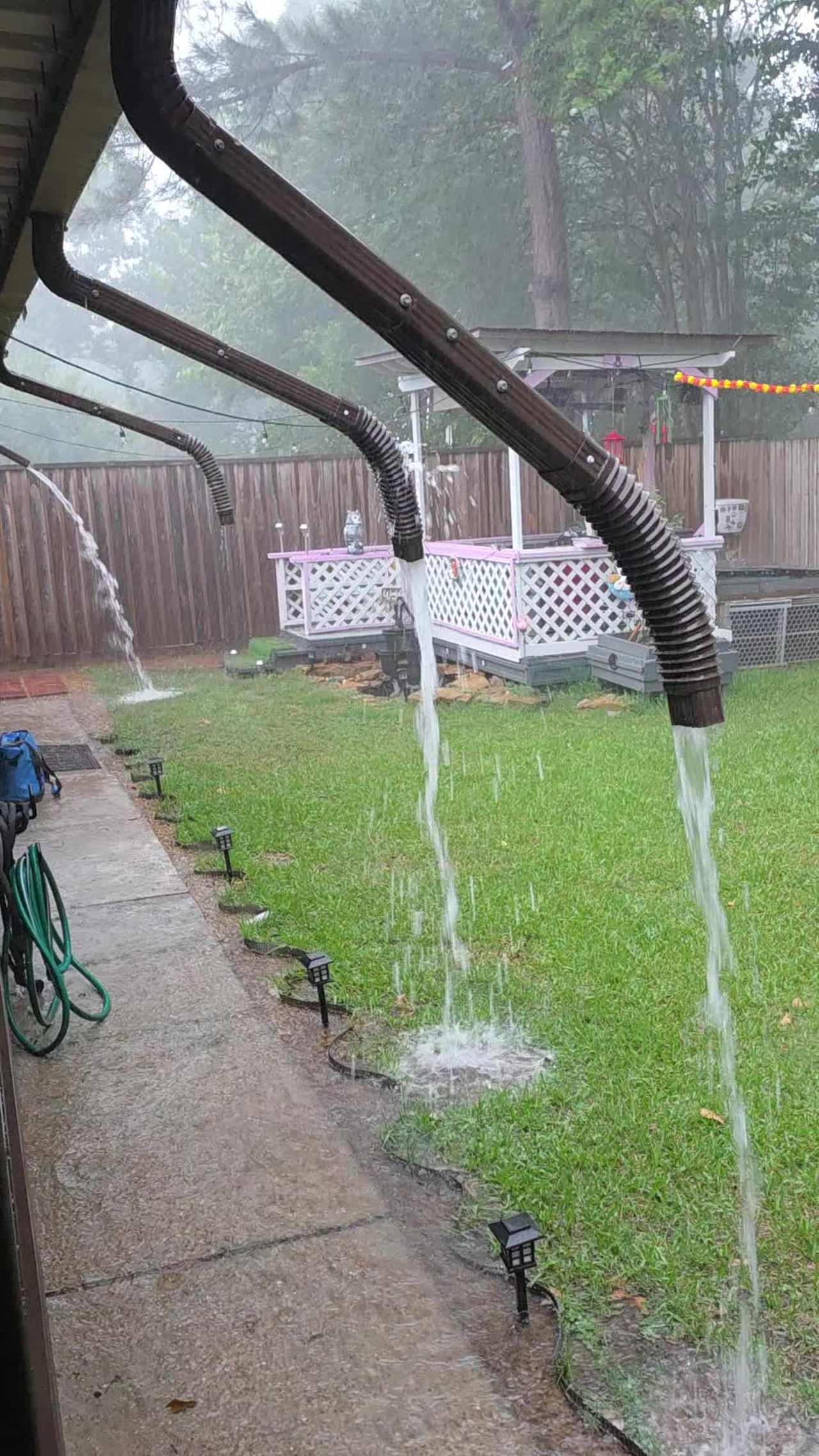 Thunder and rain in katy be safe and slow down ...but take a little time to listen to rain and relax ..pete in katy 