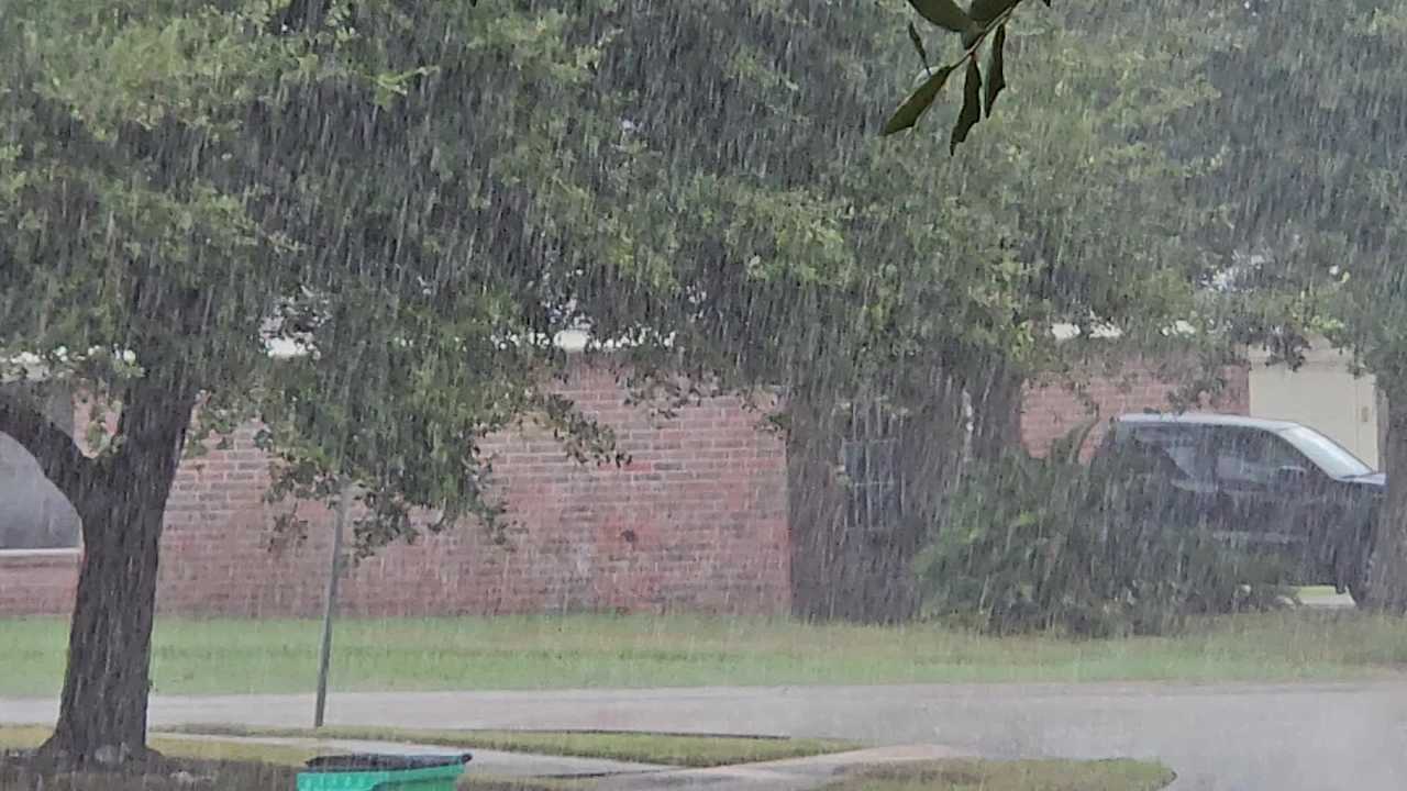 Finally a good downpour.