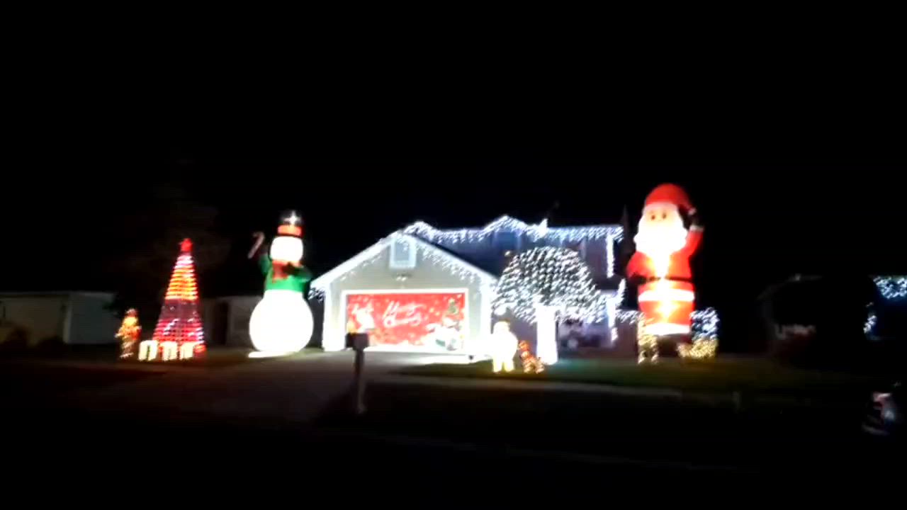 It just finished my outdoor Christmas decorations