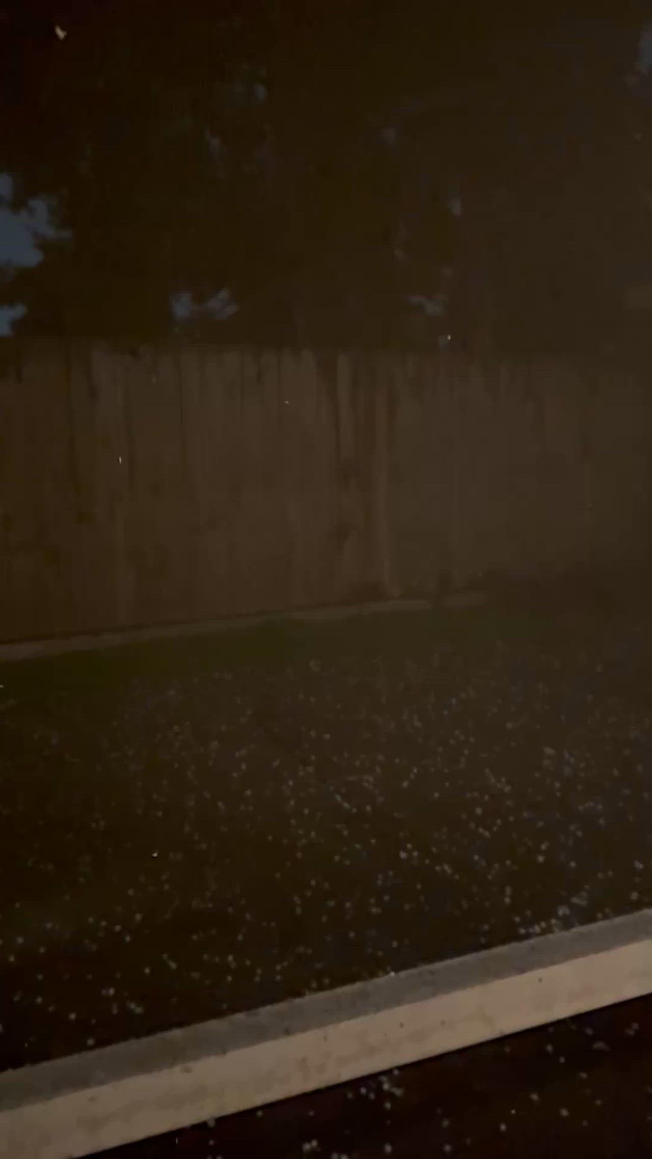 Hail at Clear Lake!!😲😲