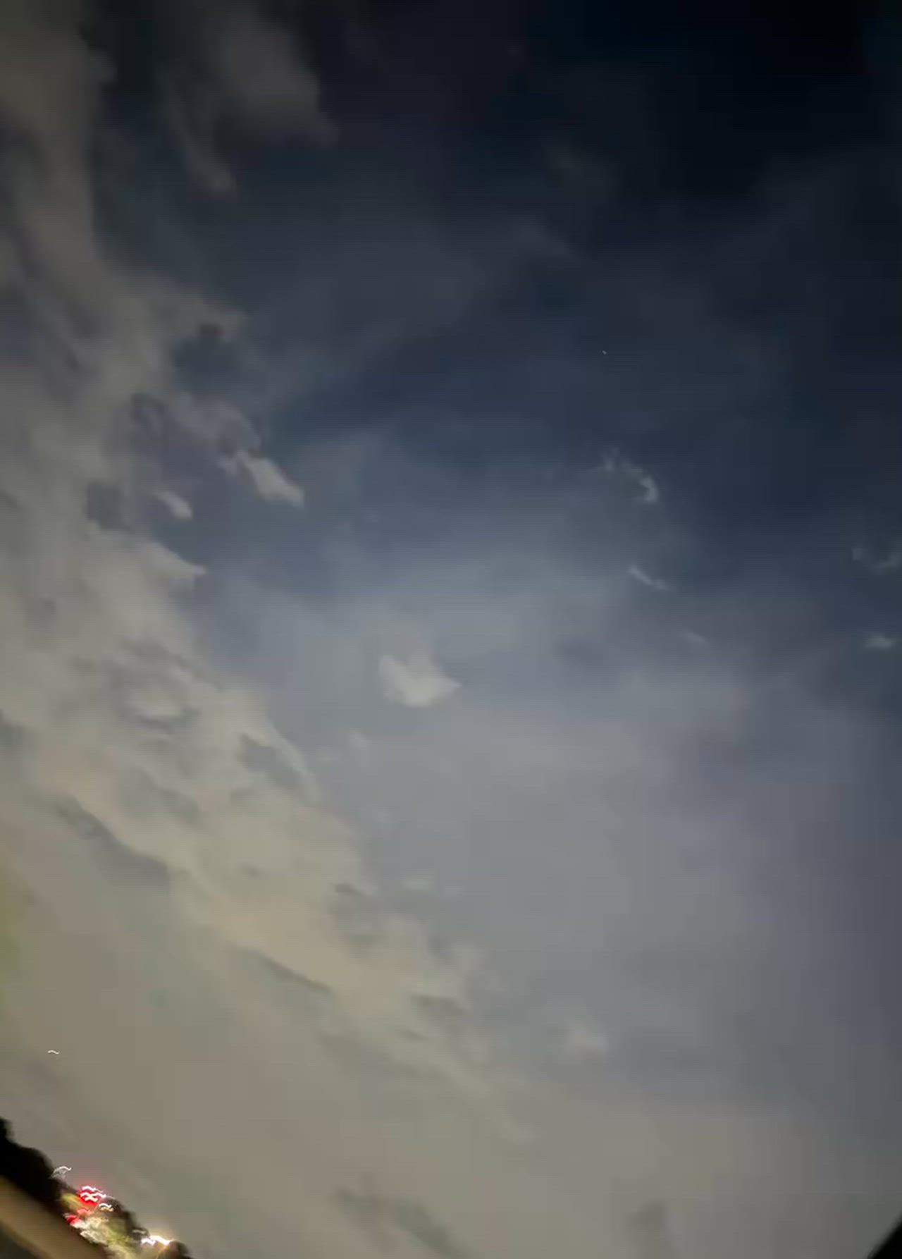 Scattered Small Clouds Dropping Rain 