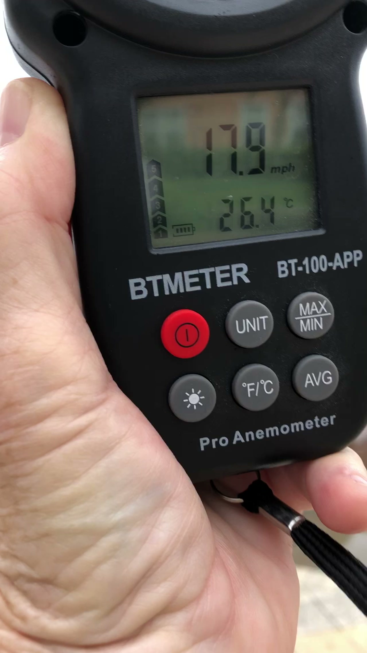 Wind Speed at the river