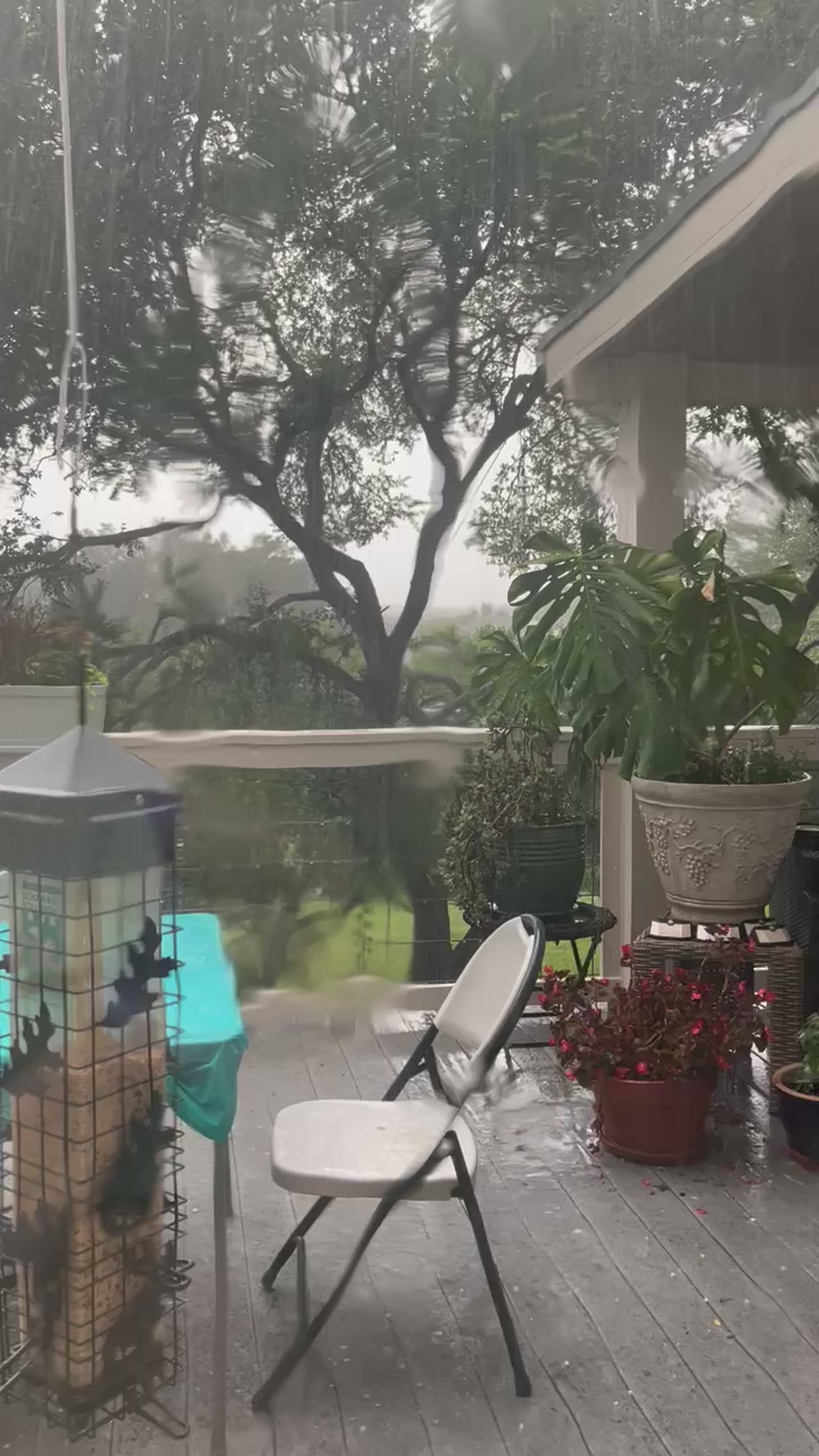 Hail in Med center